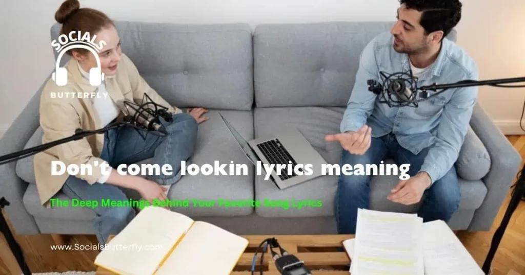 An abstract representation of searching for meaning, reflecting the essence of "Don’t Come Lookin Lyrics Meaning – Uncover the Story Behind the Song.