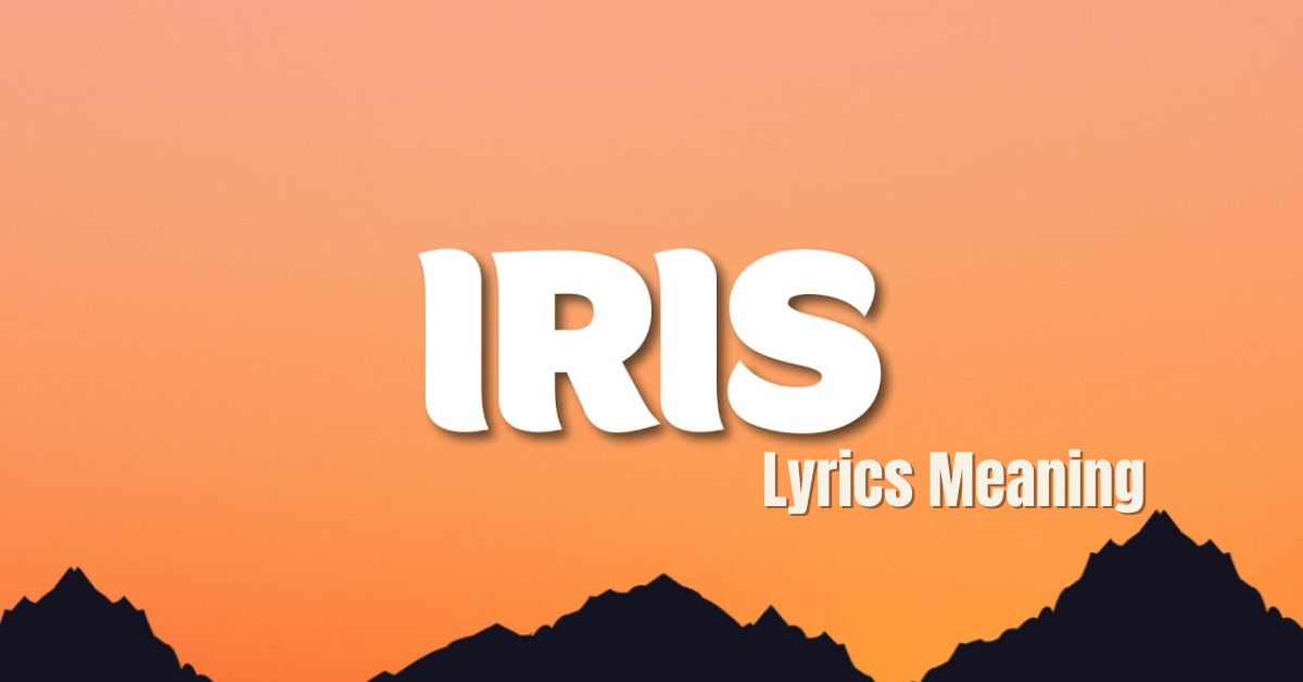 Iris Lyrics Meaning