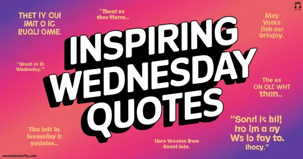 30 Inspiring Wednesday Quotes