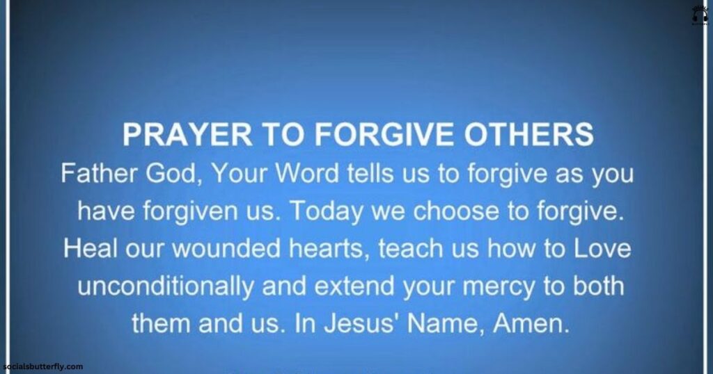 A Prayer for Forgiving Others